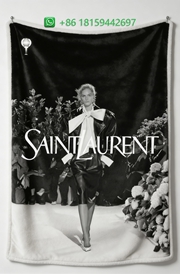 Yves Saint Laurent Throw Blankets